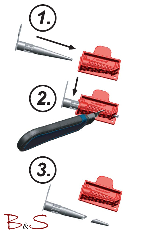 SILIKON Abzieher Set Fugenmeister  