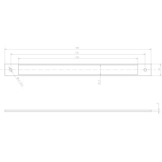 DISTANZBLECH FÜR MEDIATOR® SCHLOSS 609 EST 300x24x3