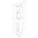 effeff Winkel-Sicherheitsschließblech 063, eckig