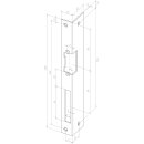 effeff Winkel-Sicherheitsschließblech 068, eckig