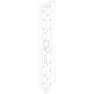 effeff Winkel-Sicherheitsschließblech 071, für sicherheitsanwendungen, Dukatengold 4 - Links