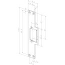 effeff Flachschließbleche mit Fallenführung 169, kurz Dukatengold 1 - Universal