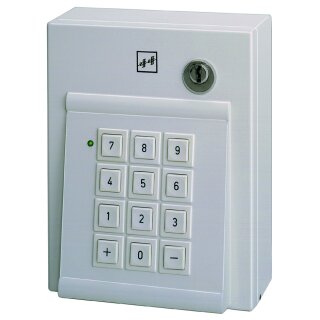 EFFEFF KOMPAKT-TÜRCODE-GERÄT (BUS) FÜR 230 V, GRAUWEIß (RAL 9002)