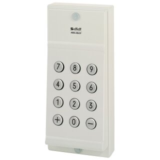 effeff 42141 Mini-Türcodegerät, Aufputz; Außenbereich; Grauweiß (RAL 9002)