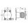 effeff Haftgegenplatte 838-2P-------00