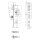 OneSystem Fallenriegelschloss N1500, U-Stulp