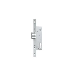 OneSystem Riegelschloss N1503 Euro-Profilzylinder - DIN L/R, Flachstulp abgerundet Edelstahl