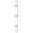 Zi Ikon Winkel-Sicherheitsschließblech für überfälzte Türen mit drei Ankern 9M44,AUS=A/3